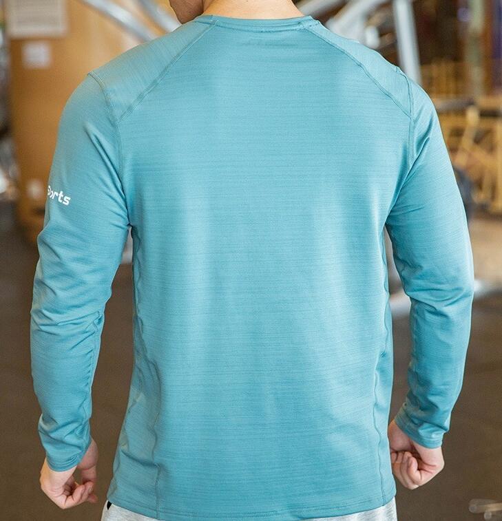 Men's Loose T-shirt Fitness Quick-drying Clothes Fitness Sportswear Long Sleeve