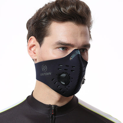 Nylon Bicycle Activated Carbon Mask Men