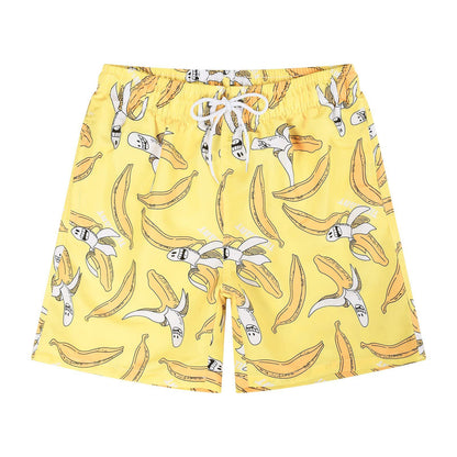 European And American Hawaiian Beach Pants Casual Quick-drying Drawstring Shorts 3D Printing