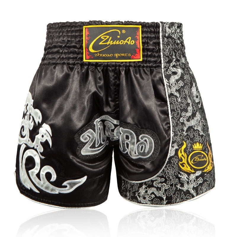 Boxing Clothes For Sanda Training Fighting Shorts Muay Thai Shorts Men And Women