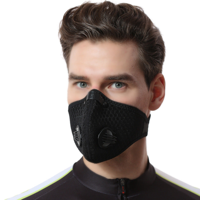 Nylon Bicycle Activated Carbon Mask Men