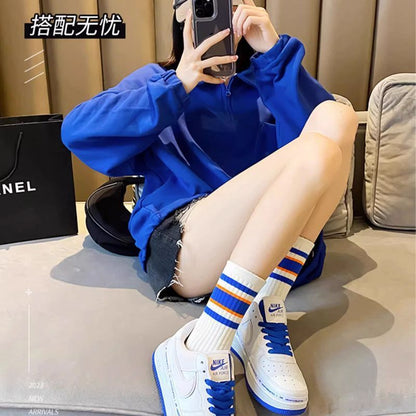 Super Hot All-matching Sports Outerwear Long Socks Long Tube