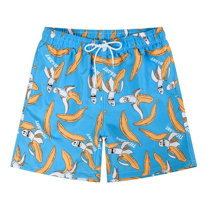 European And American Hawaiian Beach Pants Casual Quick-drying Drawstring Shorts 3D Printing