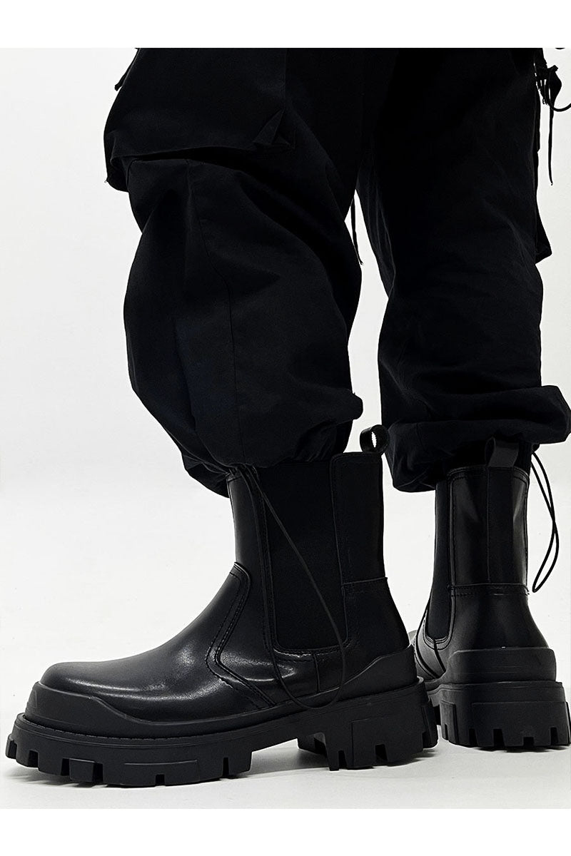 British Style Black High-grade Boots