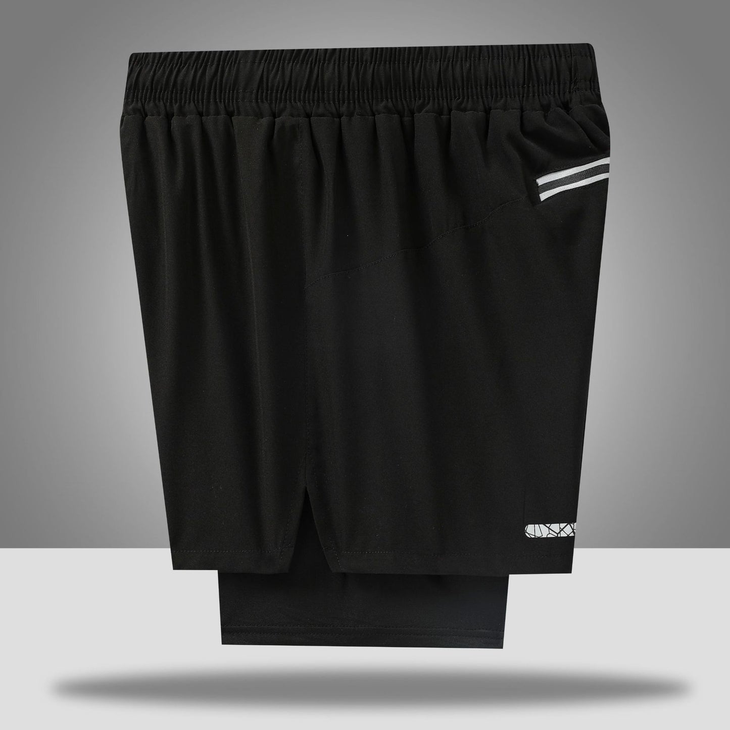 New Fast Drying Sports Anti Light Double Layer Shorts