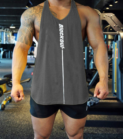 Muscle Brothers New Fitness Clothes Men's Vest Breathable Sleeveless